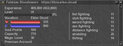 Signature for player Falstaav Bloodsworn
